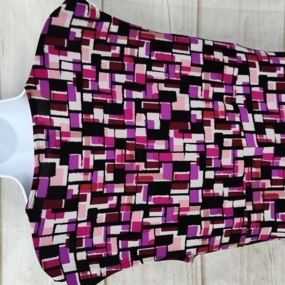 CHAPS Multi-Colored Sleeveless Dress, S - Picture 6 of 9